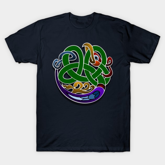 Celtic Bird Knot T-Shirt by Things2followuhome